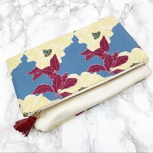 Rachel Pally Bloom Floral Canvas Folded Clutch